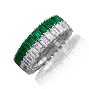 Picchiotti Xpandable™ Emerald Diamond Ring