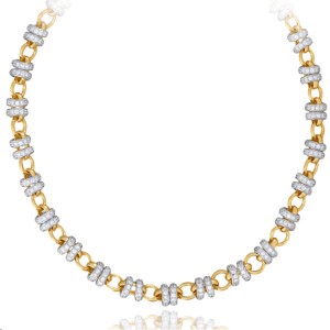 Picchiotti 18K Diamond Rondelle Necklace