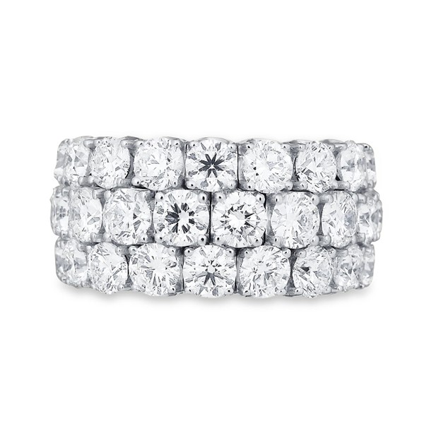 Picchiotti  Xpandable™ 3 Row Diamond Eternity Band