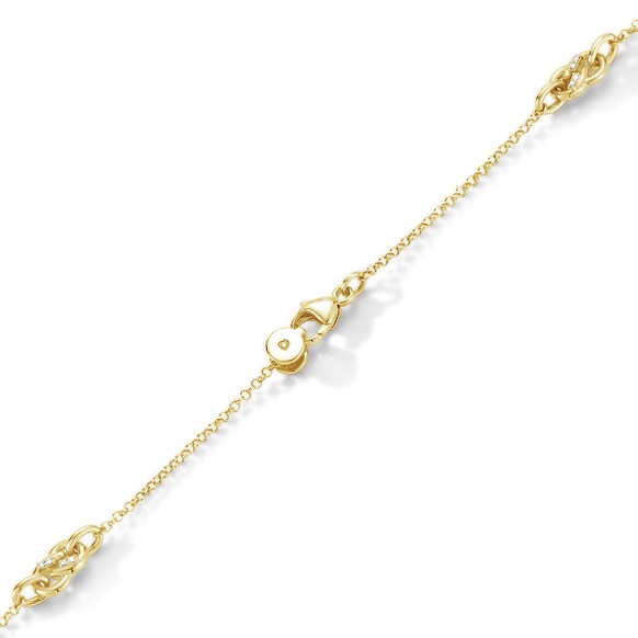 18K Diamond Infinity Necklace