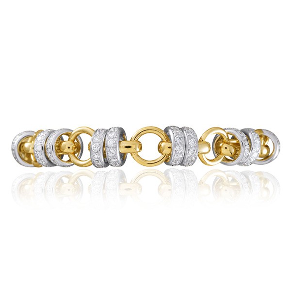 Picchiotti 18K Diamond Rondelle Bracelet