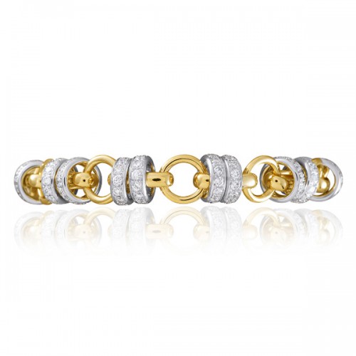 Picchiotti 18K Diamond Rondelle Bracelet