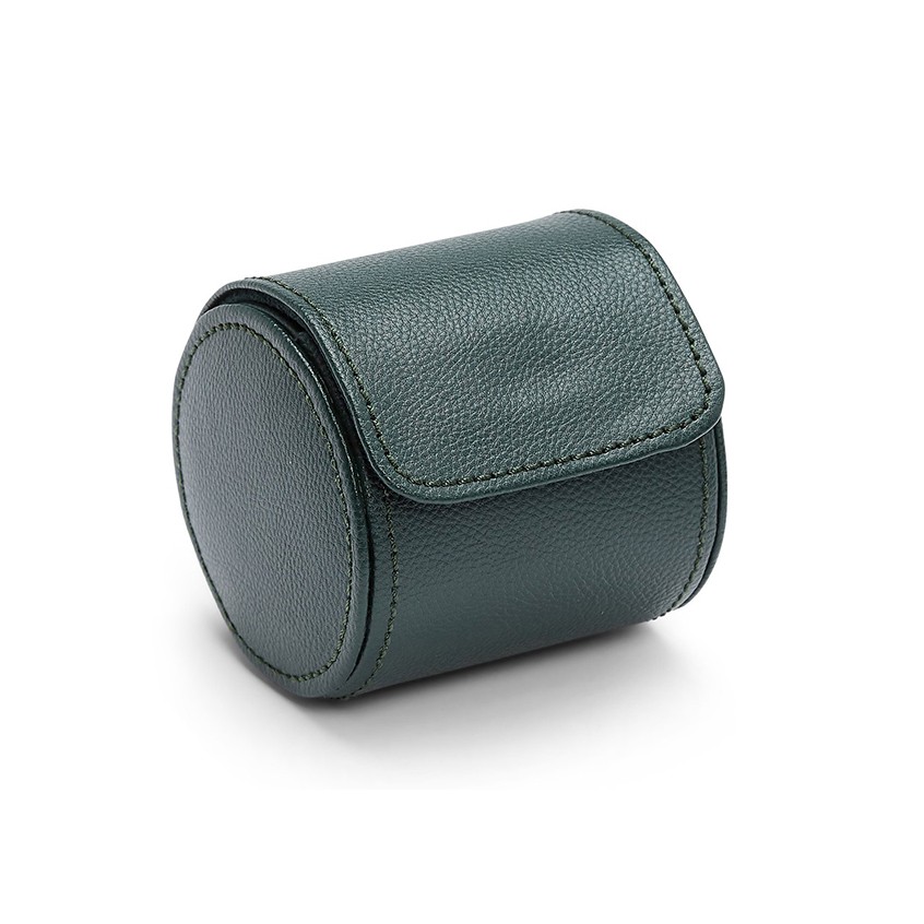 Wolf British Racing Green Single Watch Roll