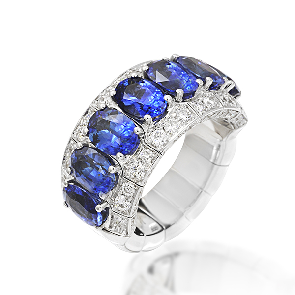 Picchiotti Xpandable™ Blue Sapphire & Diamond Ring - 110-2324